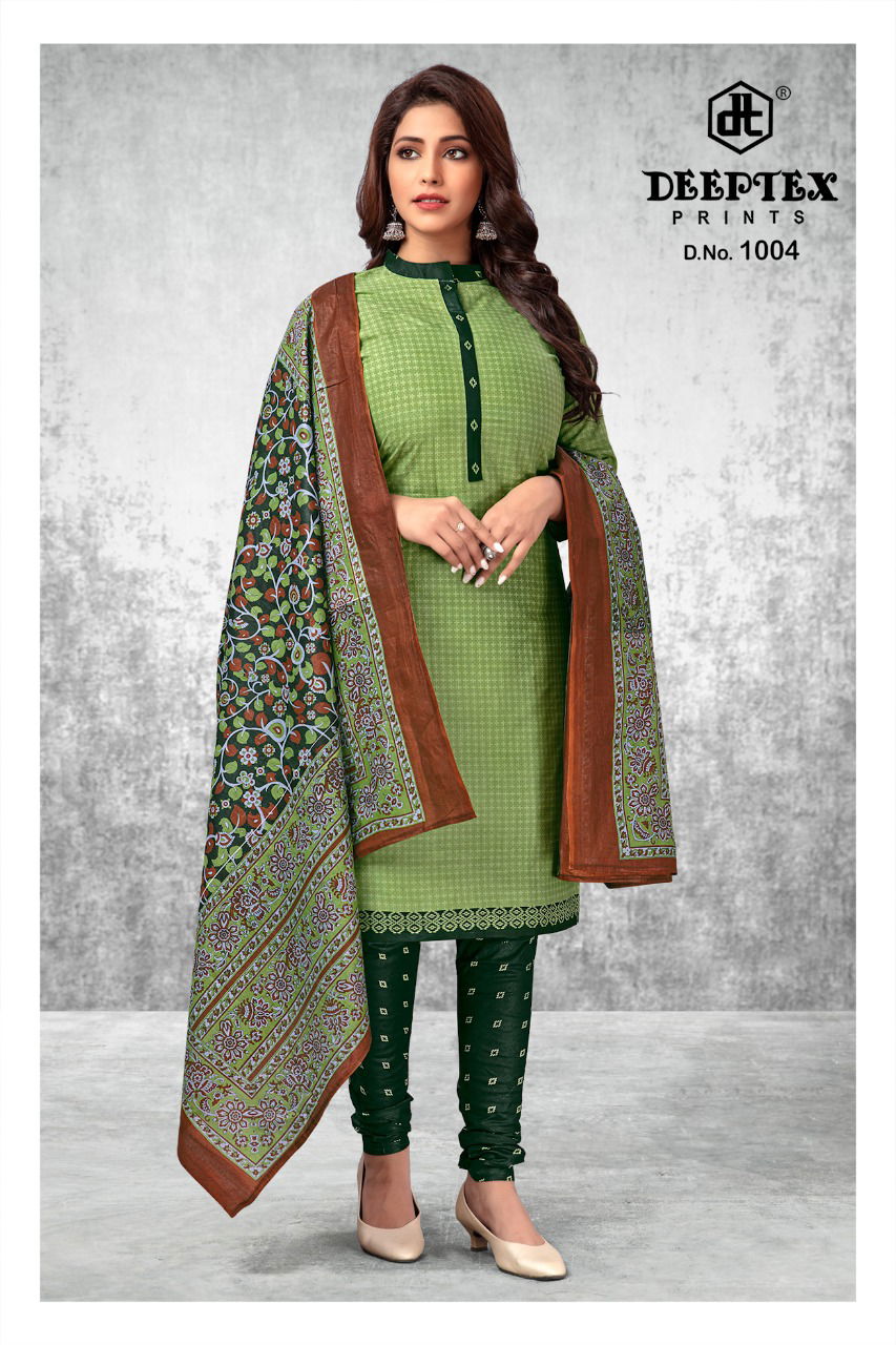 Deeptex Aaliza 3 Cotton Printed Casual Wear Dress Material Collection